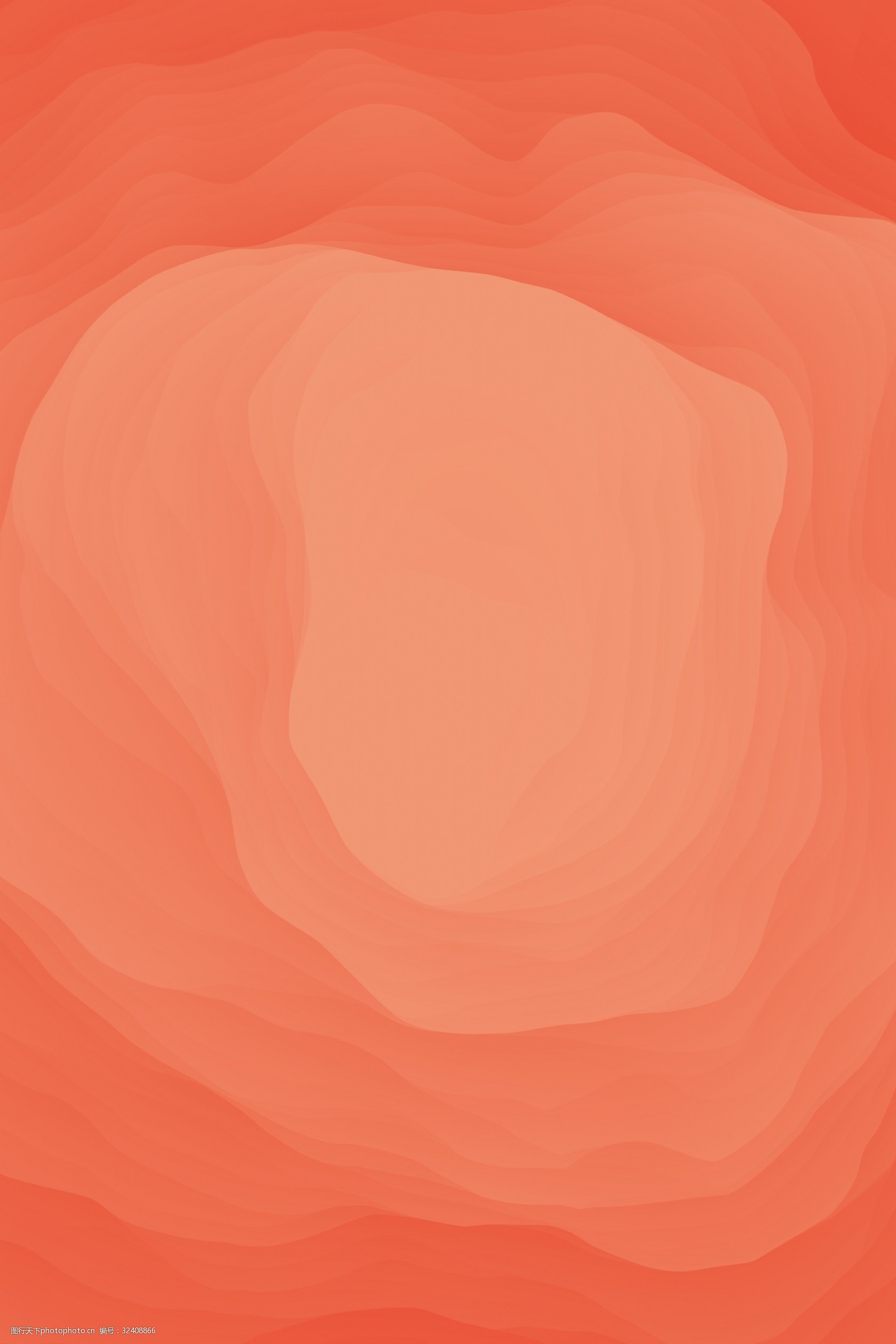 珊瑚橙渐变玫瑰纹理大气个性背景