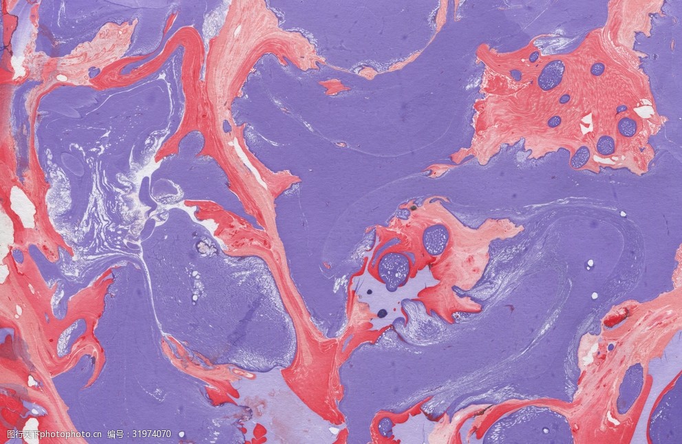 油画颜料彩色晕染