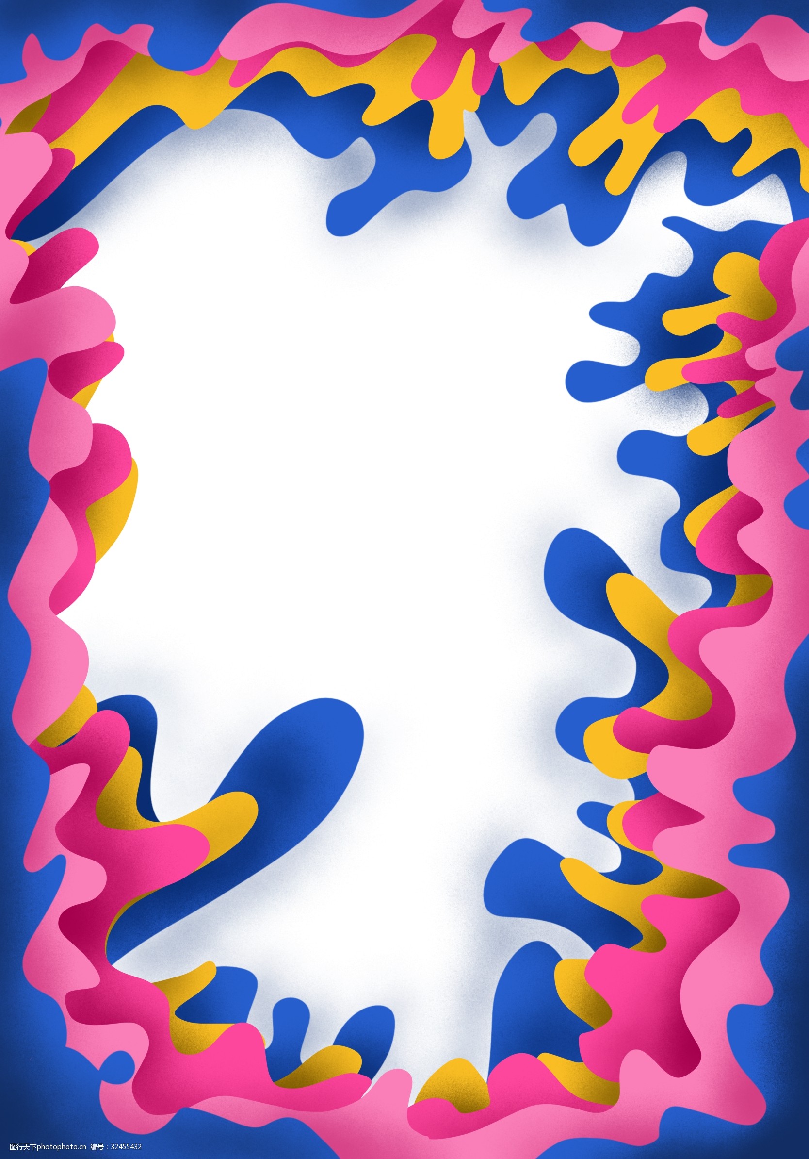 关键词:彩色可爱波浪边框免费下载 平面设计 波浪 剪纸风 彩色波浪