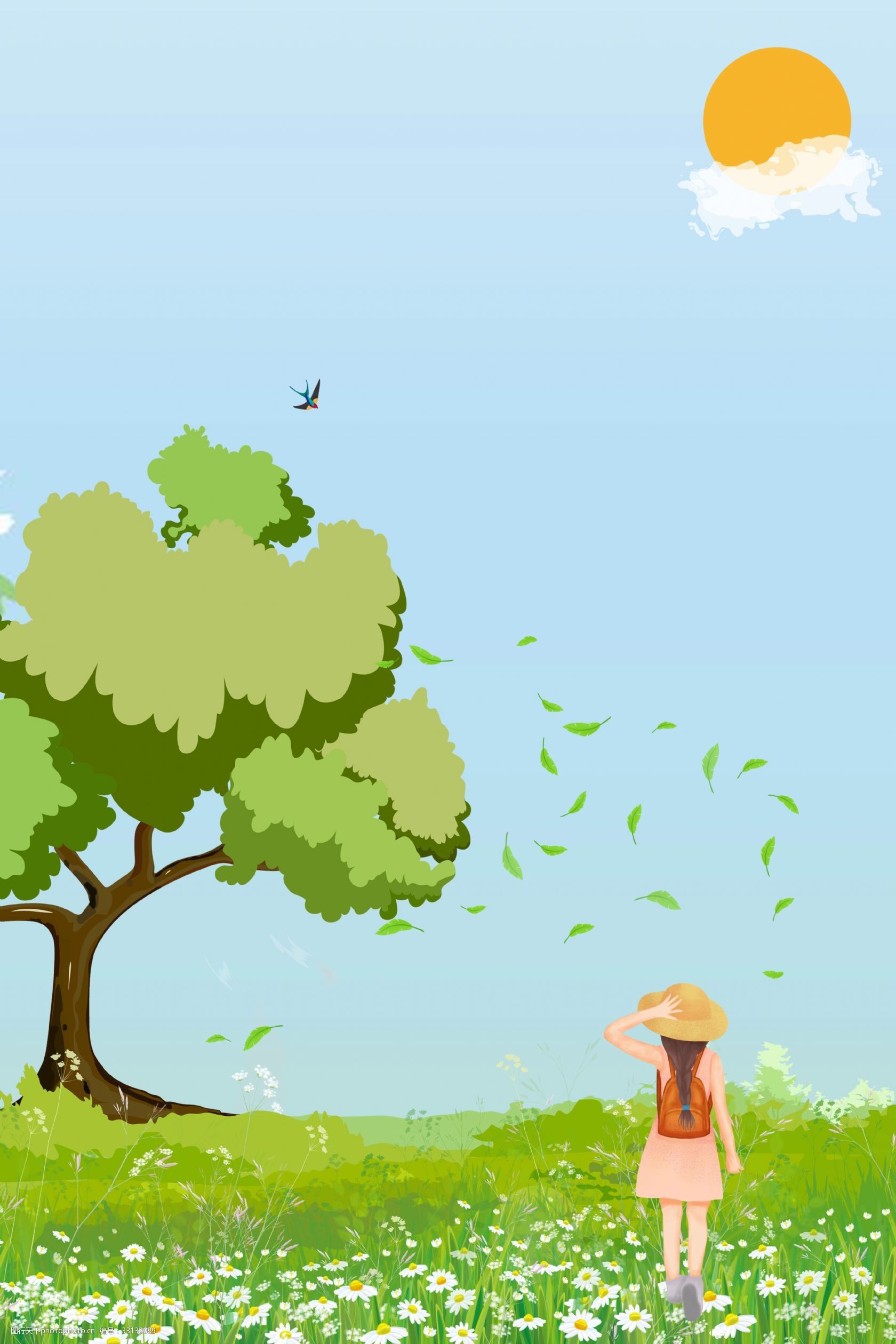 关键词:二十四节气传统节气春分 女孩 传统春分 春分 春天 24节气