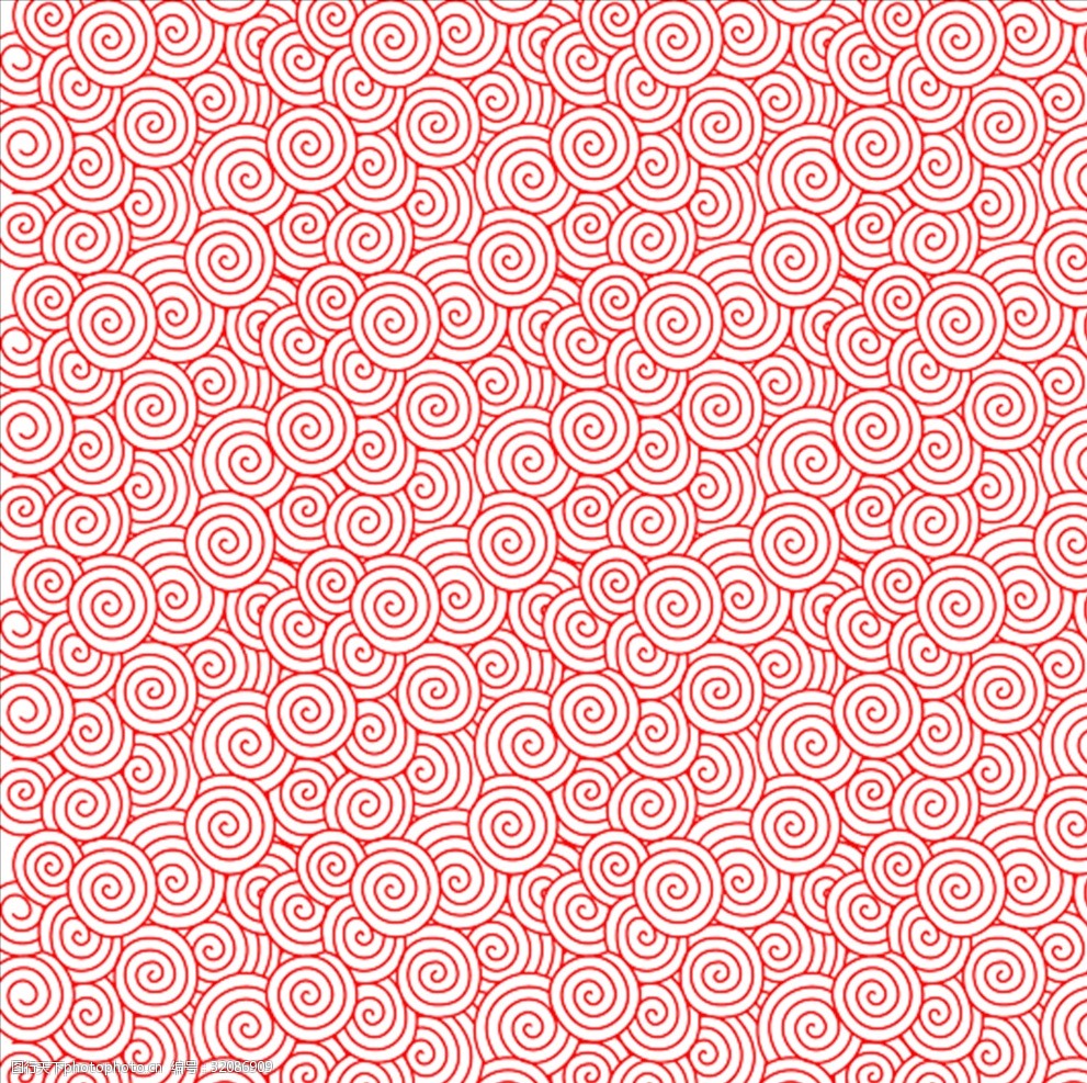 祥云边框礼盒花纹祥云底纹