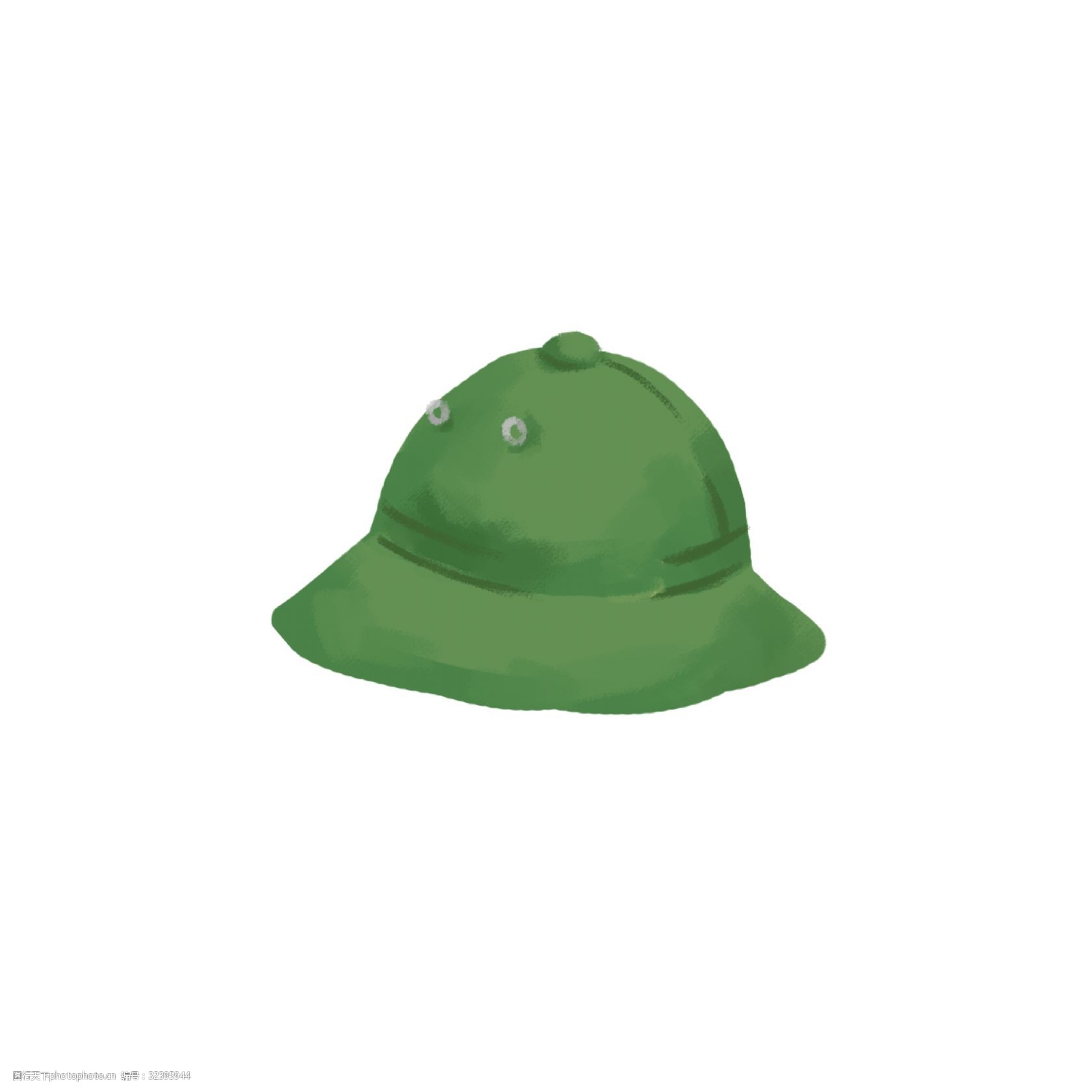 绿帽子矢量图图片