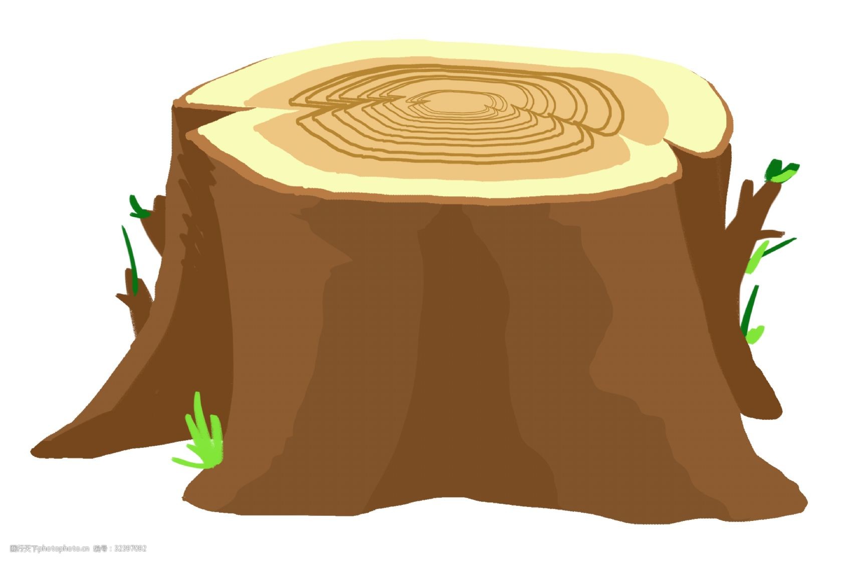 Madera de dibujos animados. tronco y tronco de madera, tocón y tablón. troncos de leña de madera ...