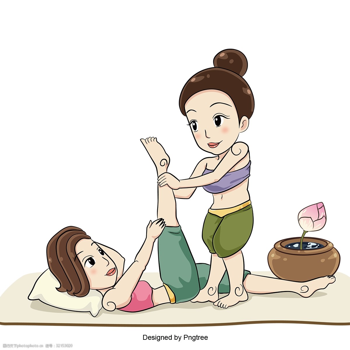 关键词:泰国传统按摩背部按摩女性按摩师 泰式按摩随地吐痰在原始的