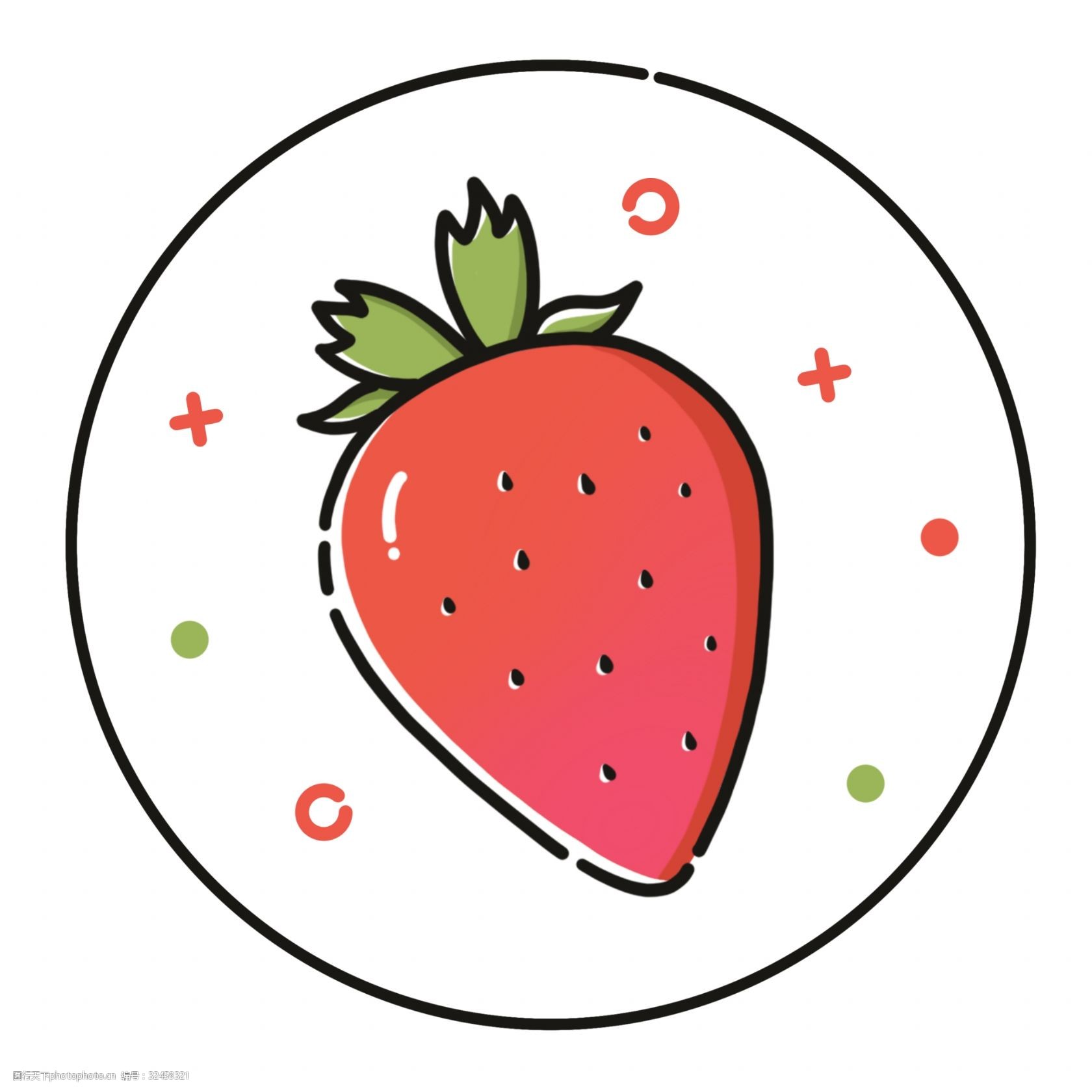 关键词:meb草莓卡通png素材 meb草莓 可爱草莓 简约草莓 手绘草莓