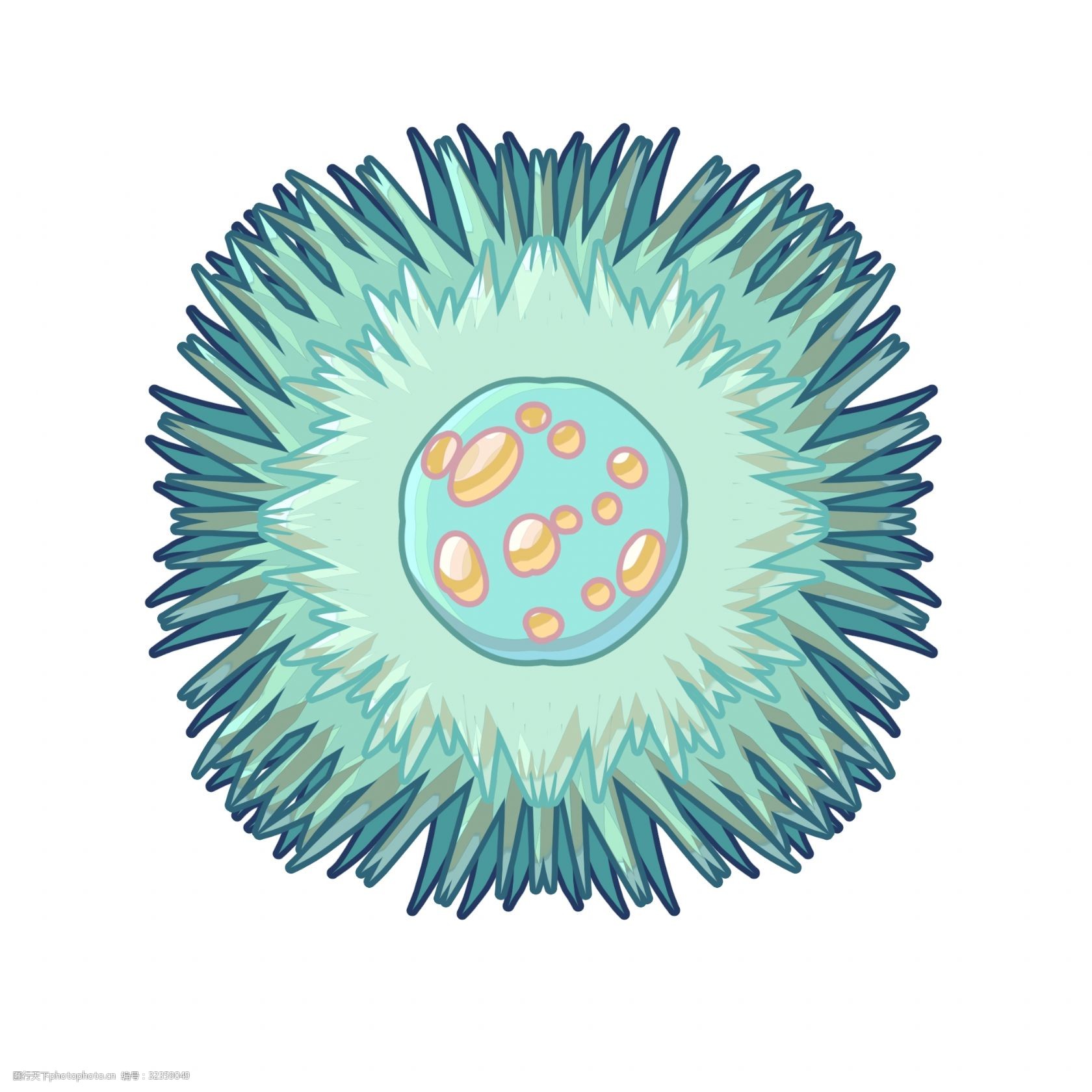 关键词:绿色的毛球细菌插画 细菌插画 毛球细菌 生物细菌 球菌 卡通