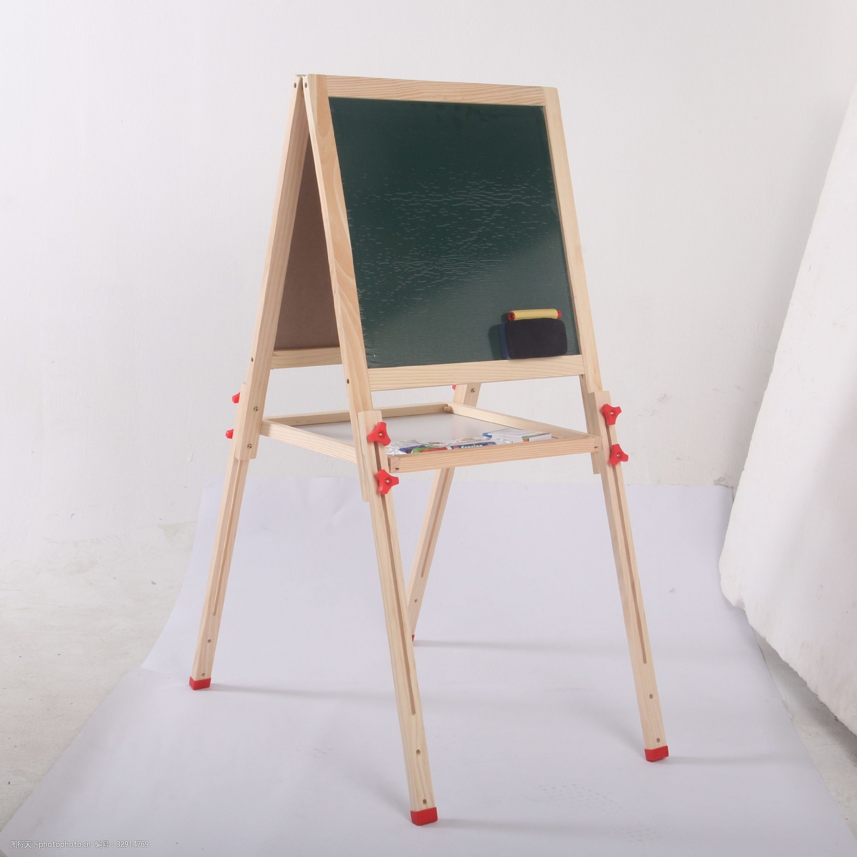 支架式儿童画画板磁性小黑板7