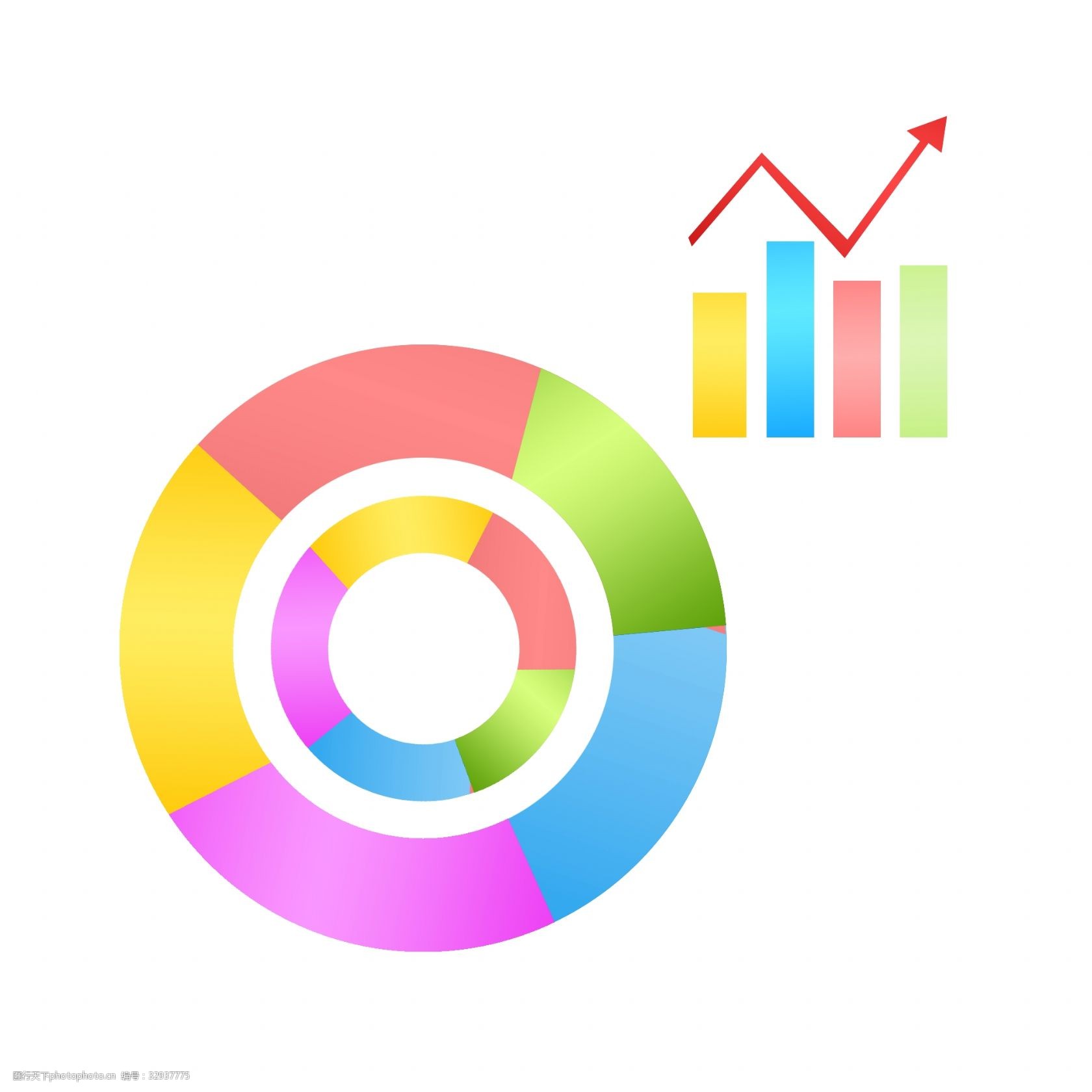金融数据ppt图标
