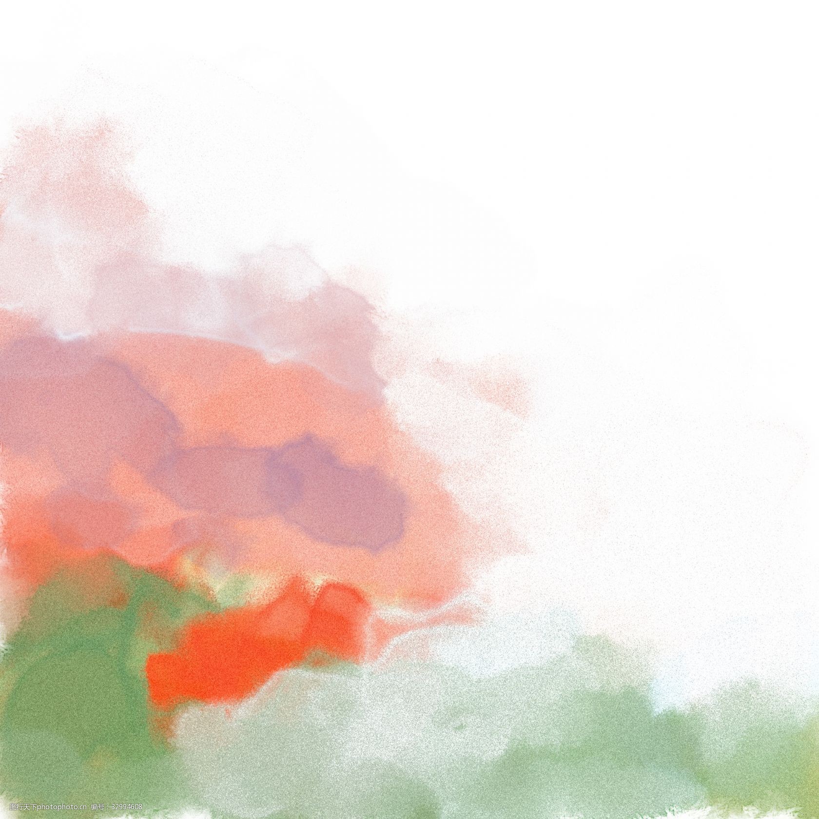 多彩粉绿水粉淡雅水彩底纹颜色
