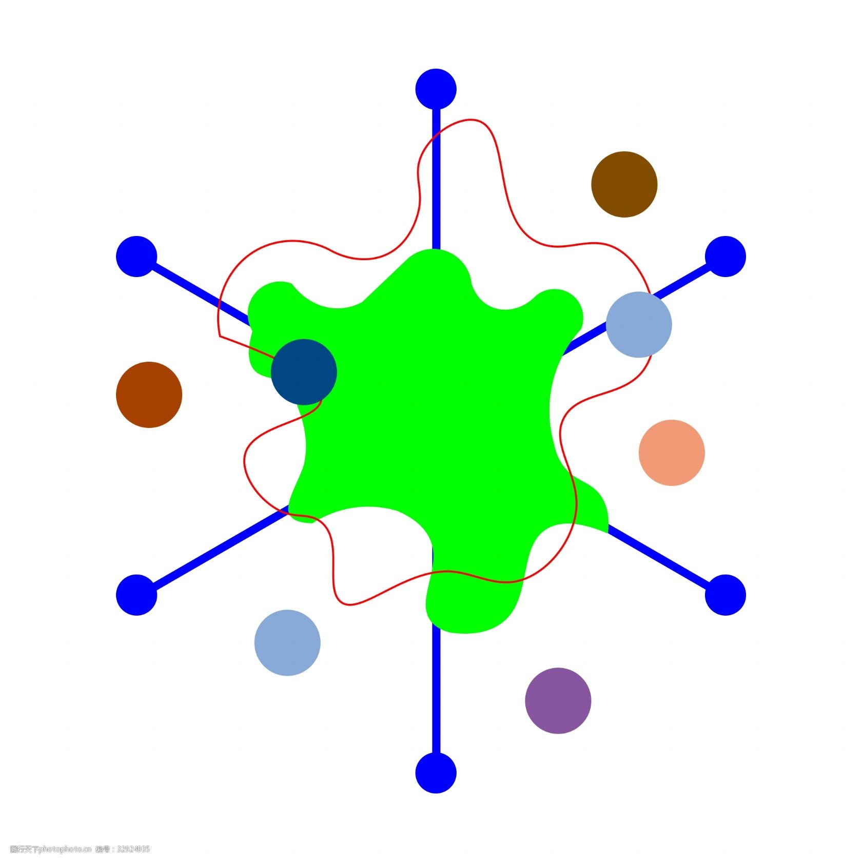 不规则创意ppt图标