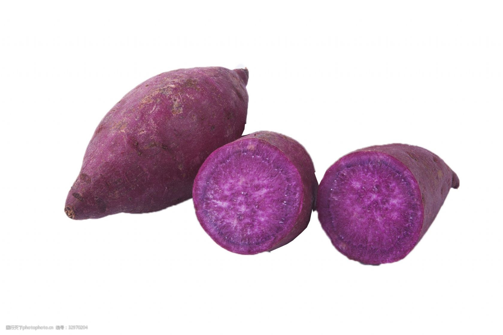 新鲜绿色安全紫薯