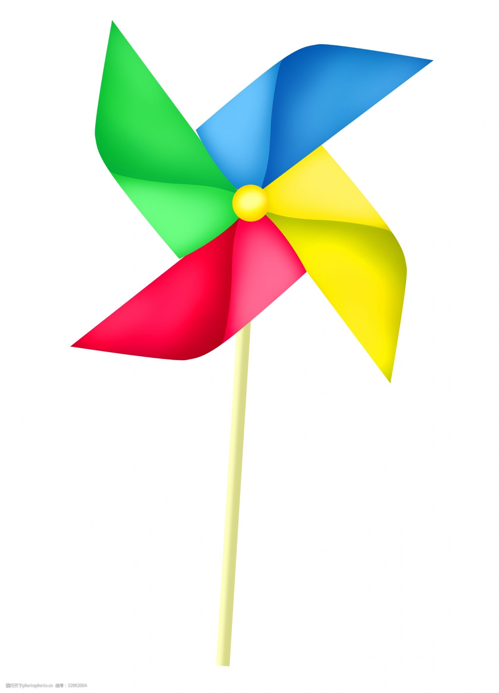 暑假玩具小风车插画图片素材免费下载 - 觅知网