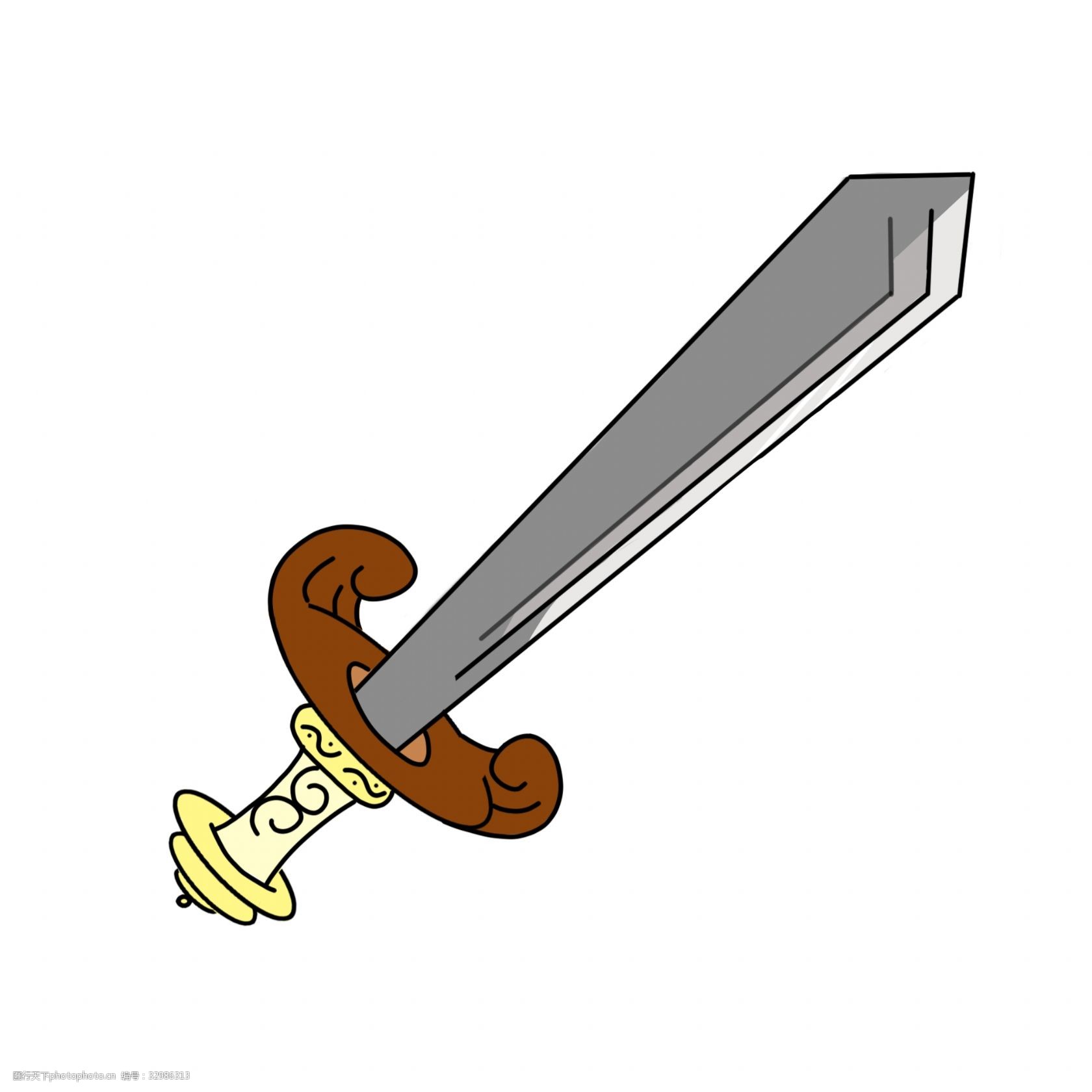 一把漂亮的剑设计图__其他_动漫动画_设计图库_昵图网nipic.com