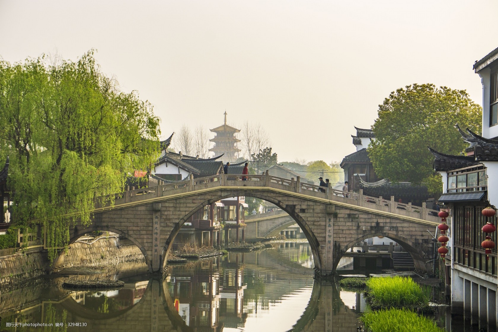 上海七宝古镇小桥风景