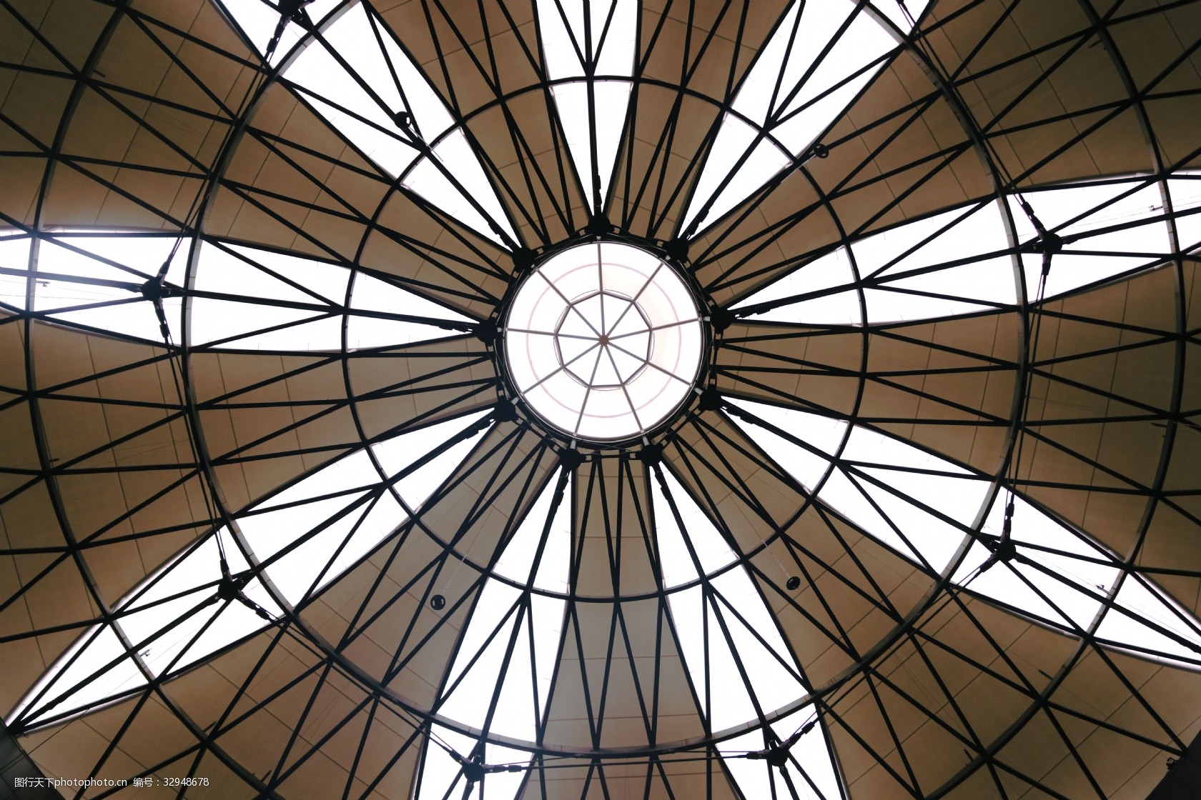 时尚圆形建筑背景图