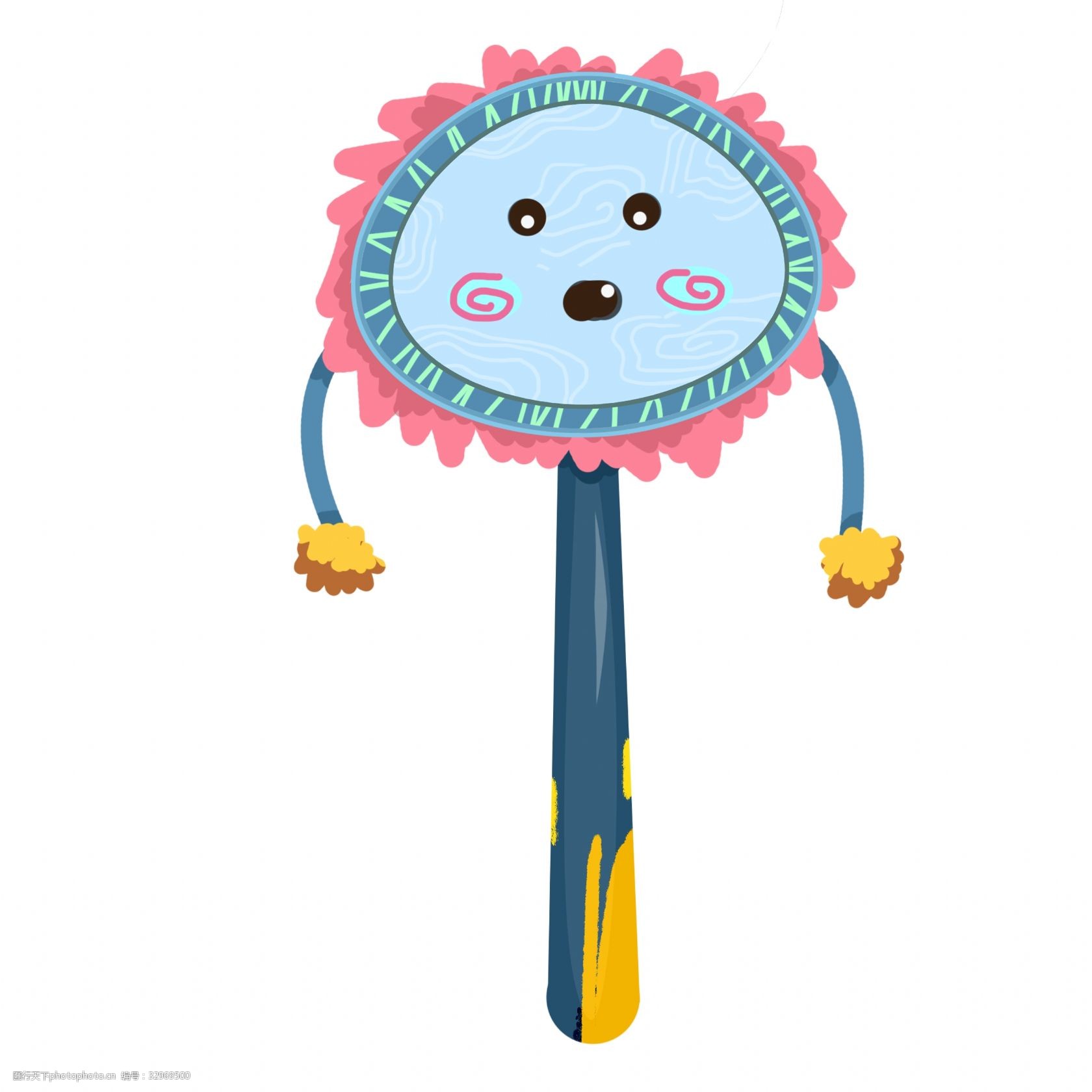 六一儿童节玩具小物件拨浪鼓