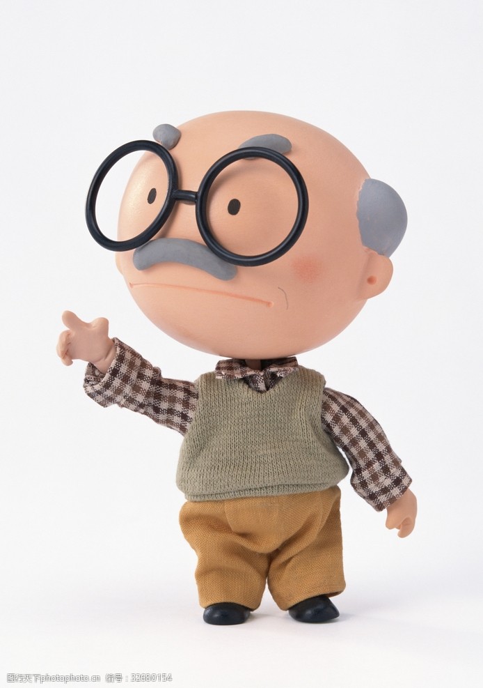 快乐家庭玩偶木偶卡通