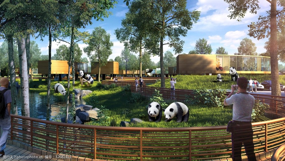 熊猫旅游商品研发中心效果图