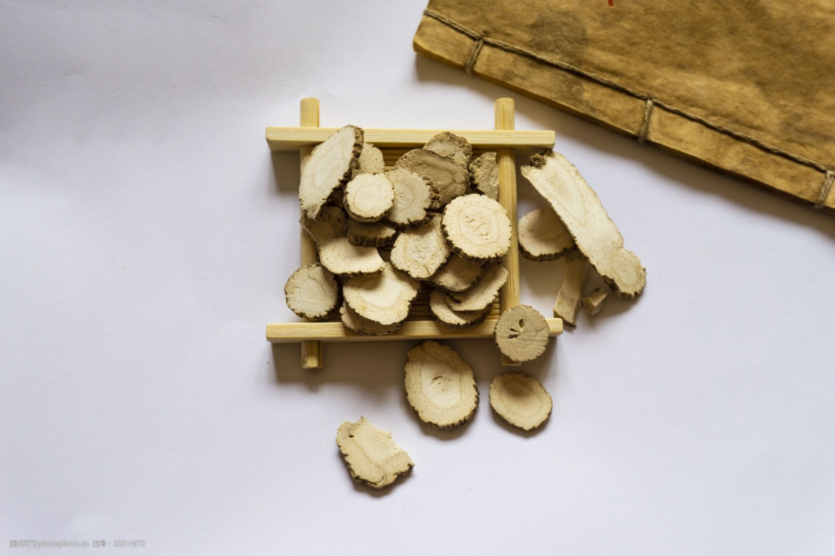 中草药之白芷片摄影