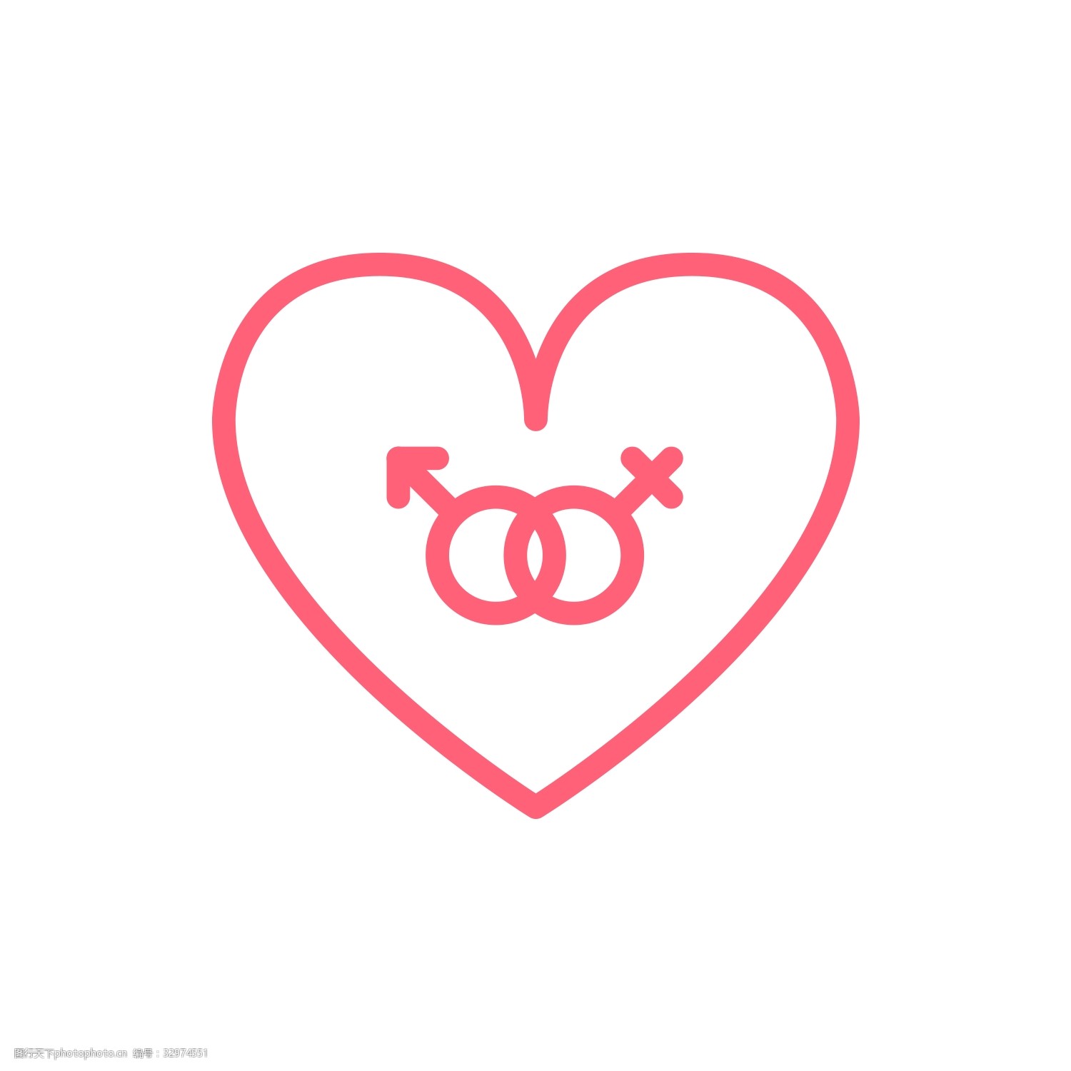 小型love符号图片