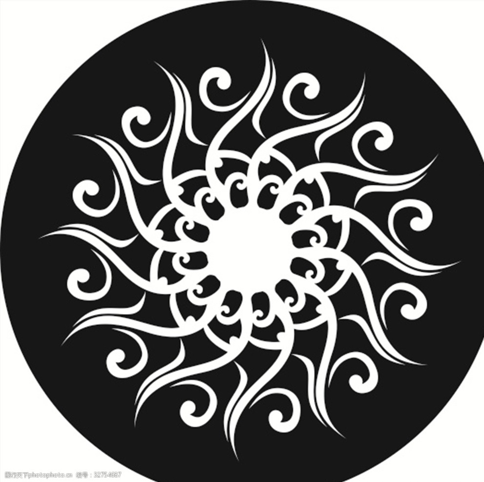 圆型底纹花纹ktv圆桌面花