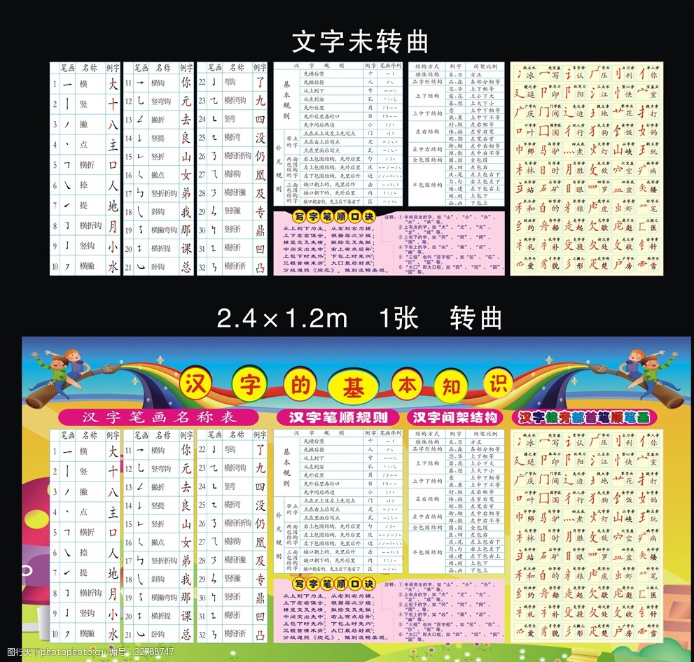 汉字的基本知识图片 图行天下素材网