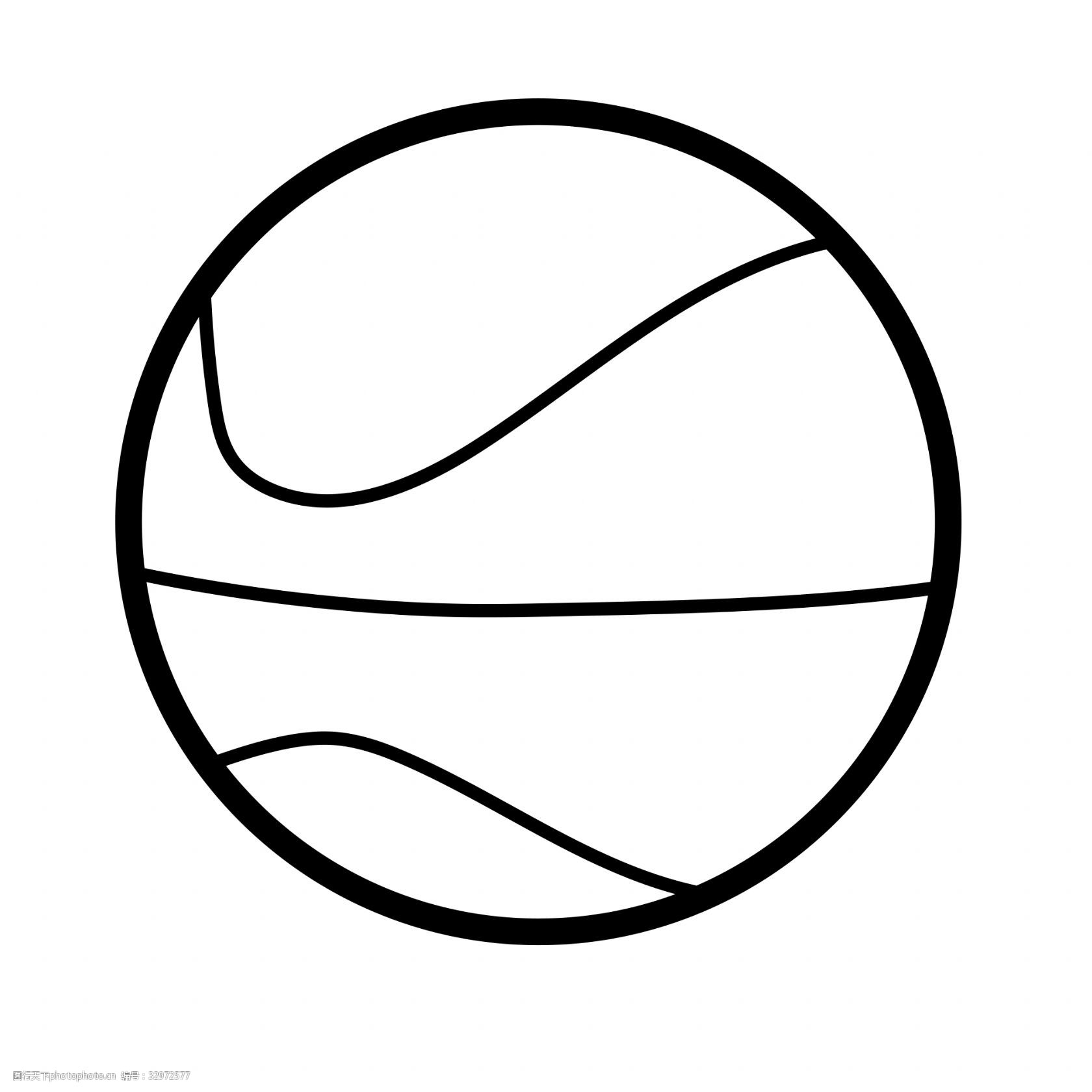 黑白线条图篮球图片