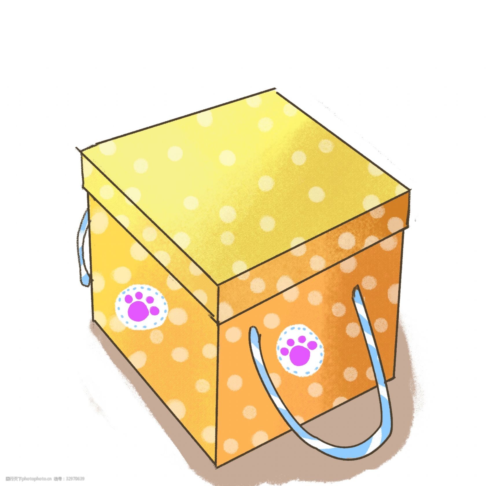 关键词:卡通黄色礼盒 礼盒 卡通 手绘 装饰 盒子 可爱