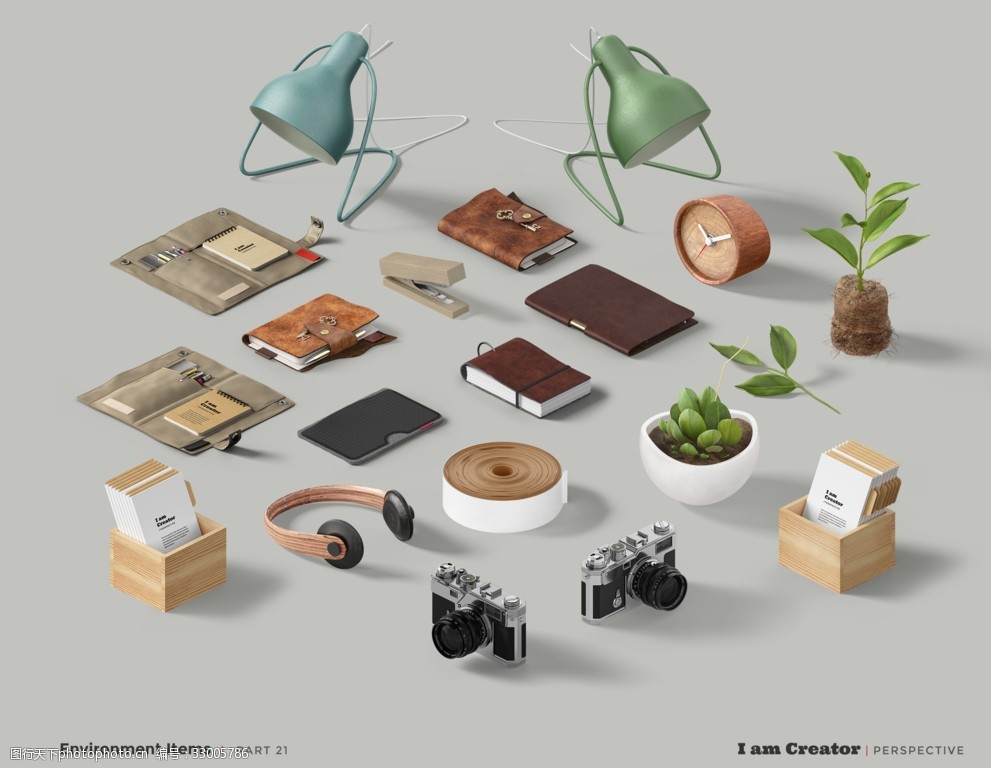 商务办公用品样机