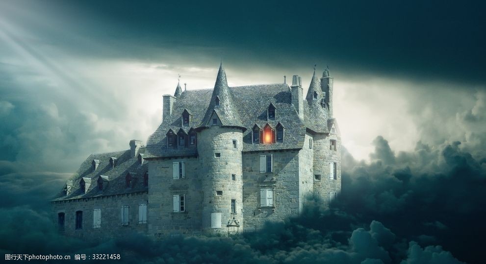神秘城堡图片素材建筑设计