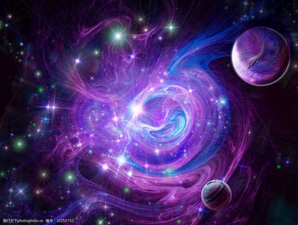 光芒放射宇宙高清素材